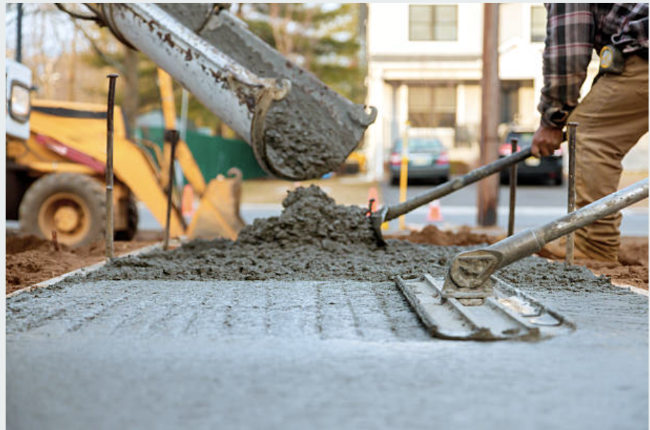 Sidewalk slab renovation
