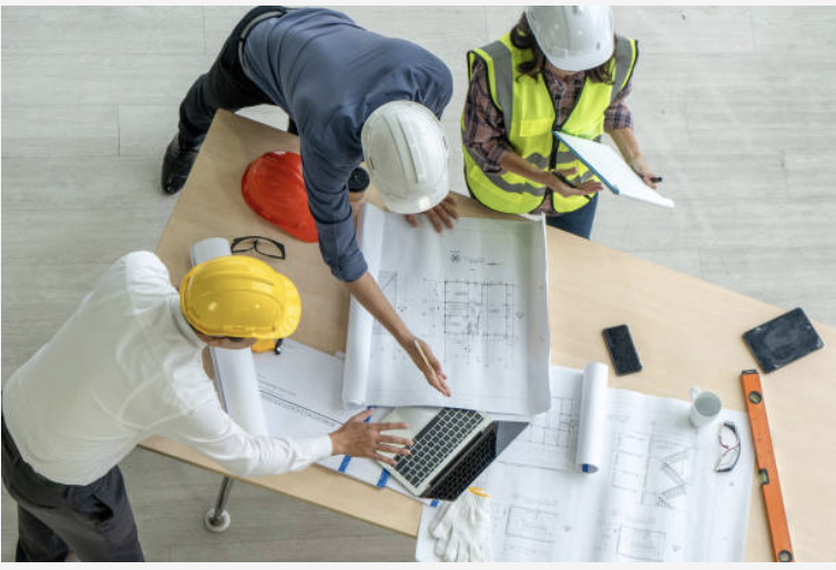Construction administration on site