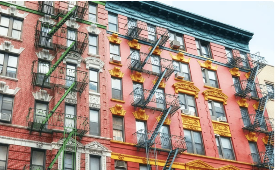 NYC building facade